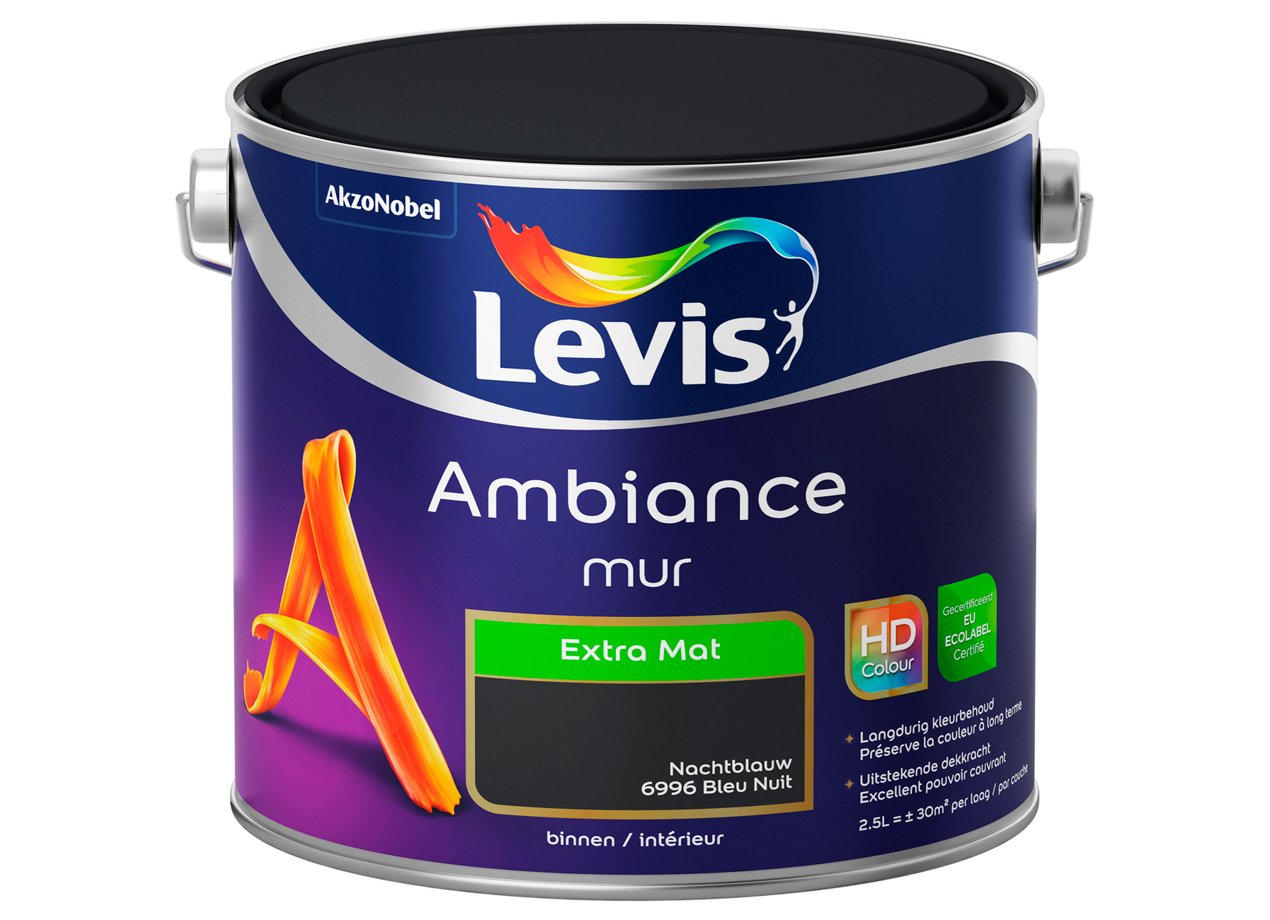 AMBIANCE MUUR EXTRA MAT - NACHTBLAUW 6996 2.5L