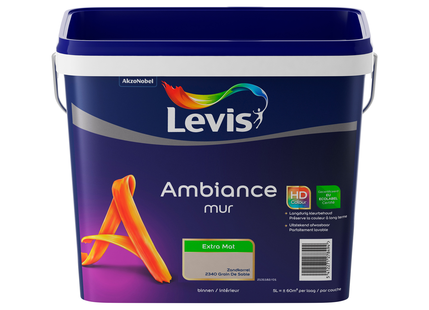 AMBIANCE MUUR EXTRA MAT - ZANDKORREL 2340 5L