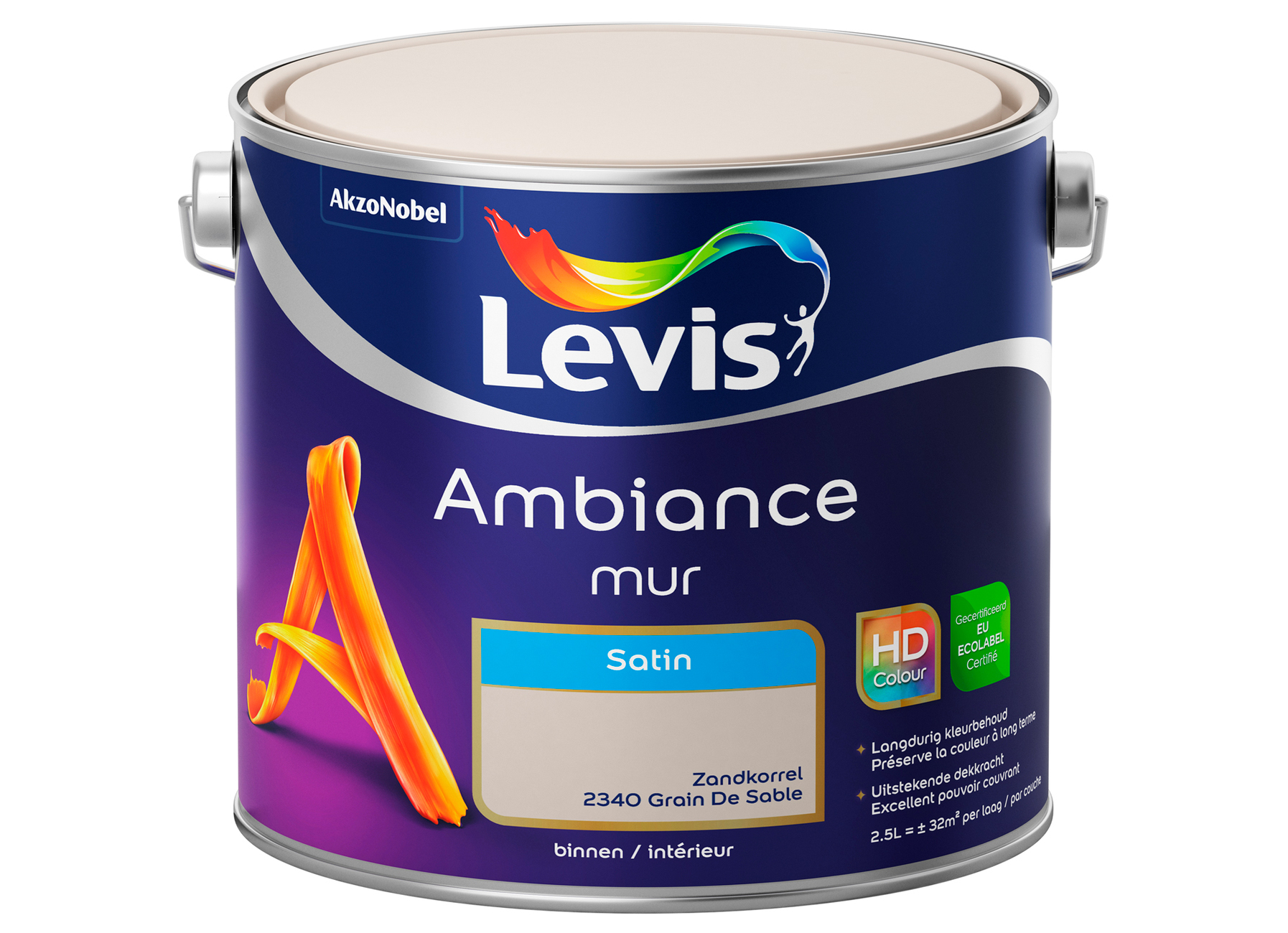 AMBIANCE MUUR SATIN - ZANDKORREL 2340 2,5L