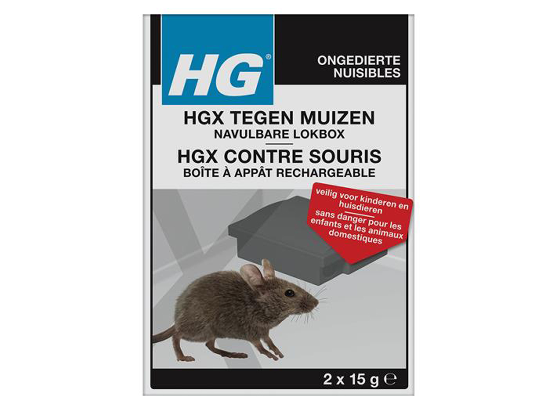 HG CONTRE SOURIS BOITE A APPAT RECHARGEABLE