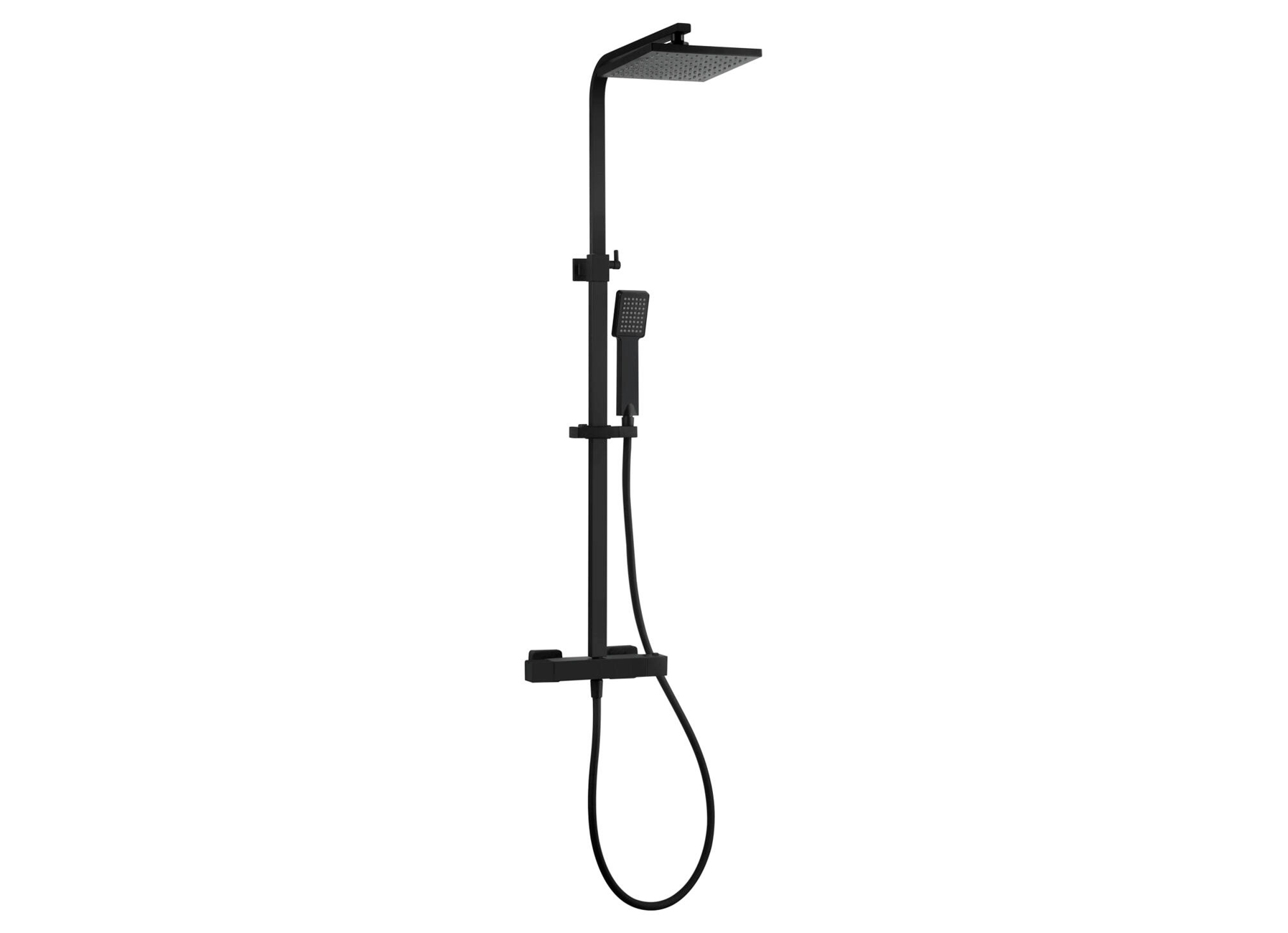 NIAGARA SET DE DOUCHE PREMIUM TETE CARREE NOIR