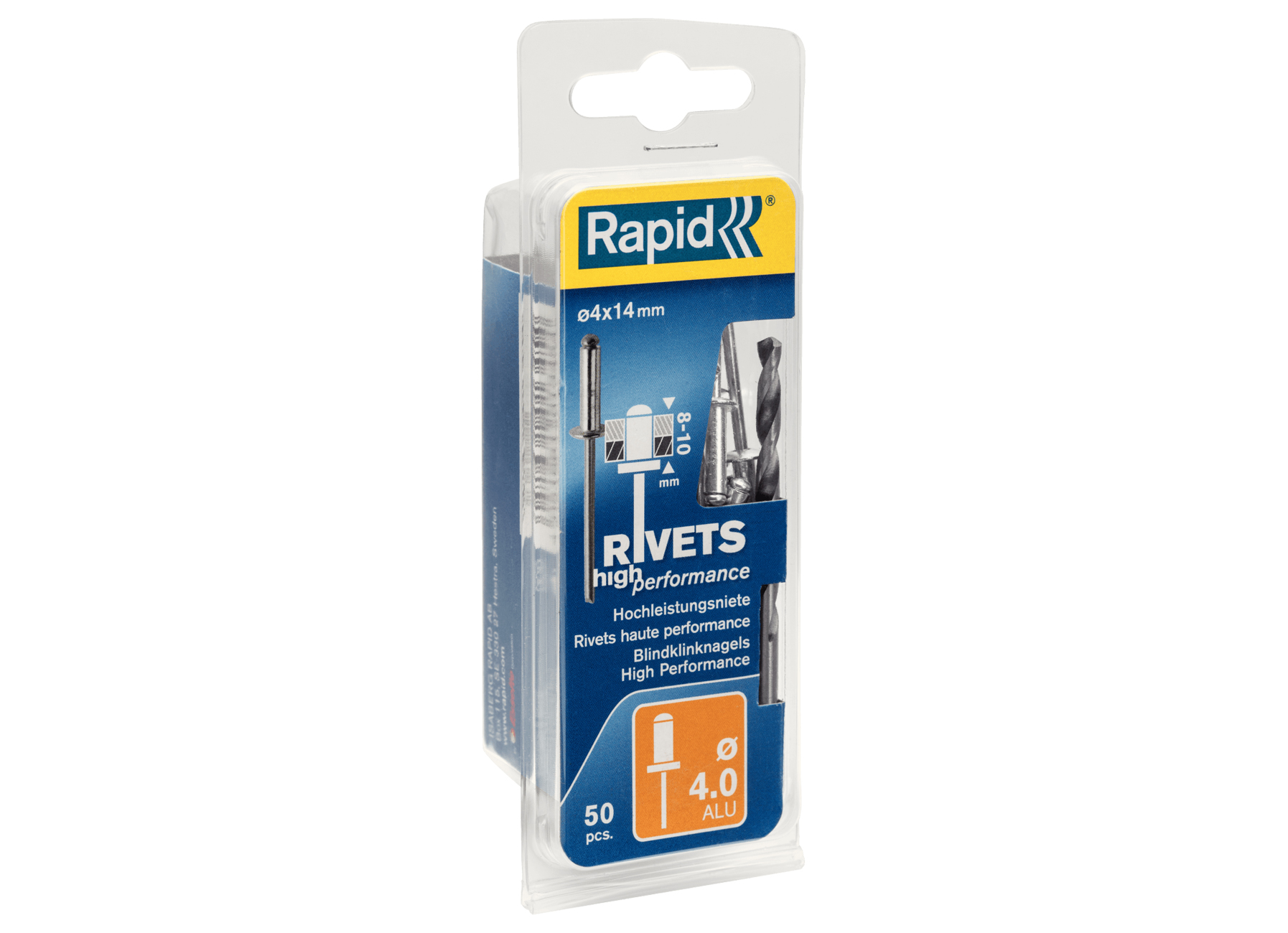 RAPID REVETS HAUTE PERFORMANCE ALU