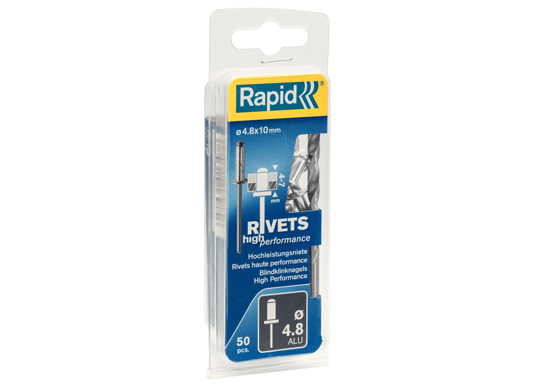 RAPID REVETS HAUTE PERFORMANCE ALU