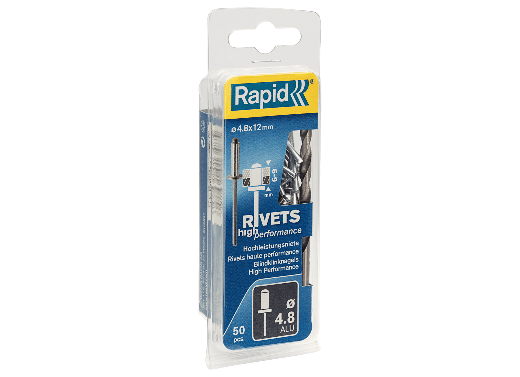 RAPID REVETS HAUTE PERFORMANCE ALU
