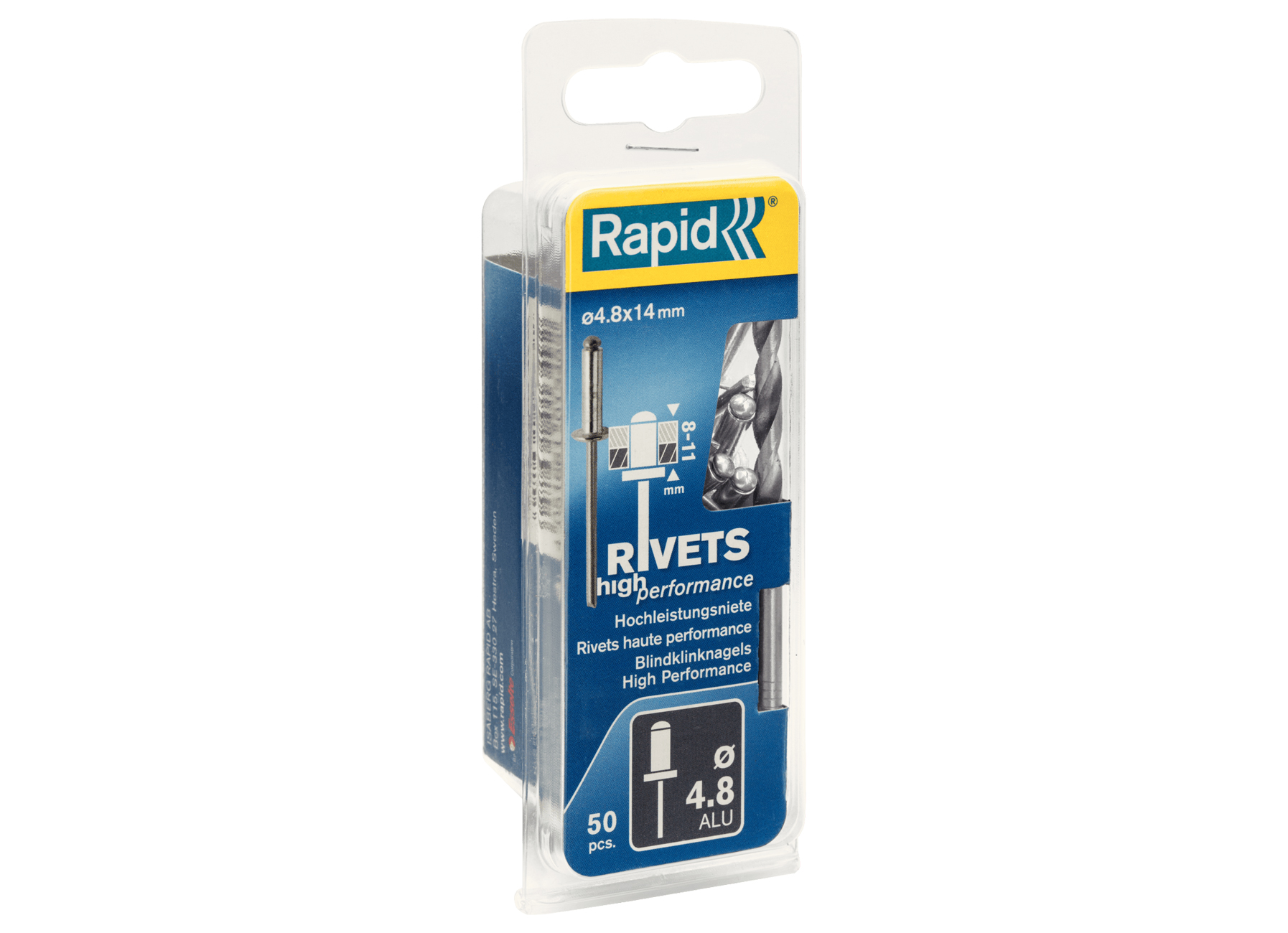 RAPID REVETS HAUTE PERFORMANCE ALU