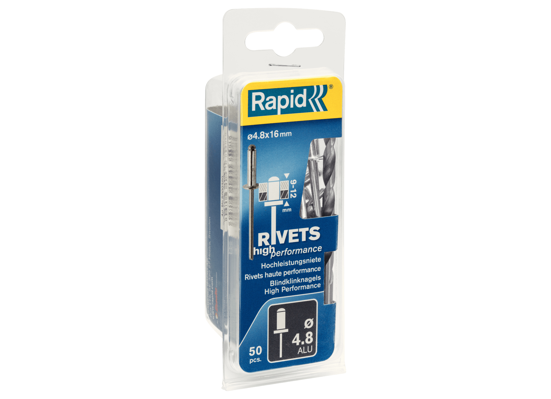 RAPID REVETS HAUTE PERFORMANCE ALU