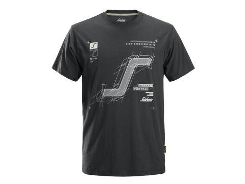 T-SHIRT AVEC MOTIF 2-PACK GRIS ACIER XXXL