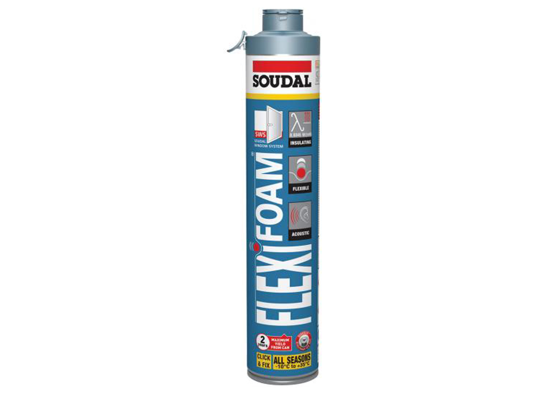 SOUDAL FLEXIFOAM CLICK & FIX 750ML