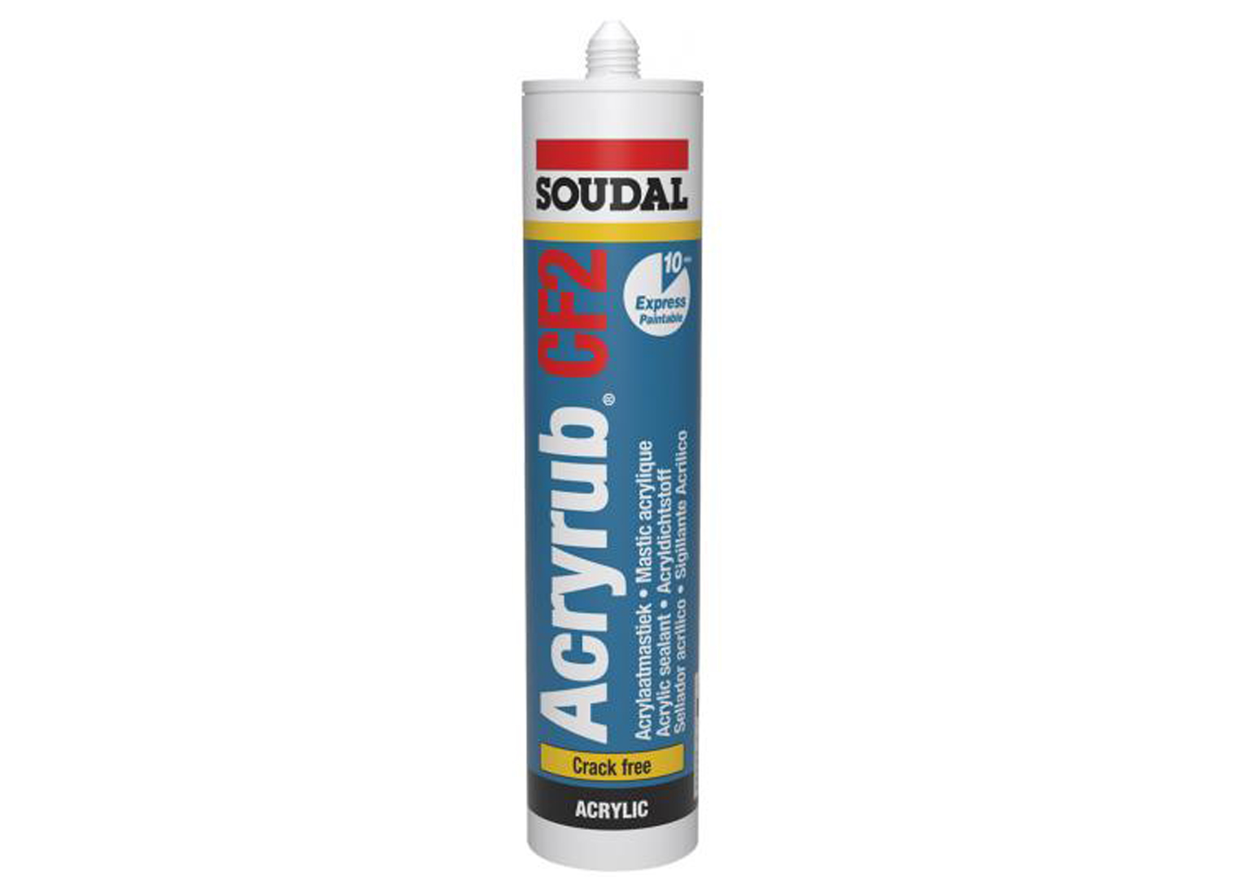 SOUDAL ACRYRUB CF2 BLANC 310ML