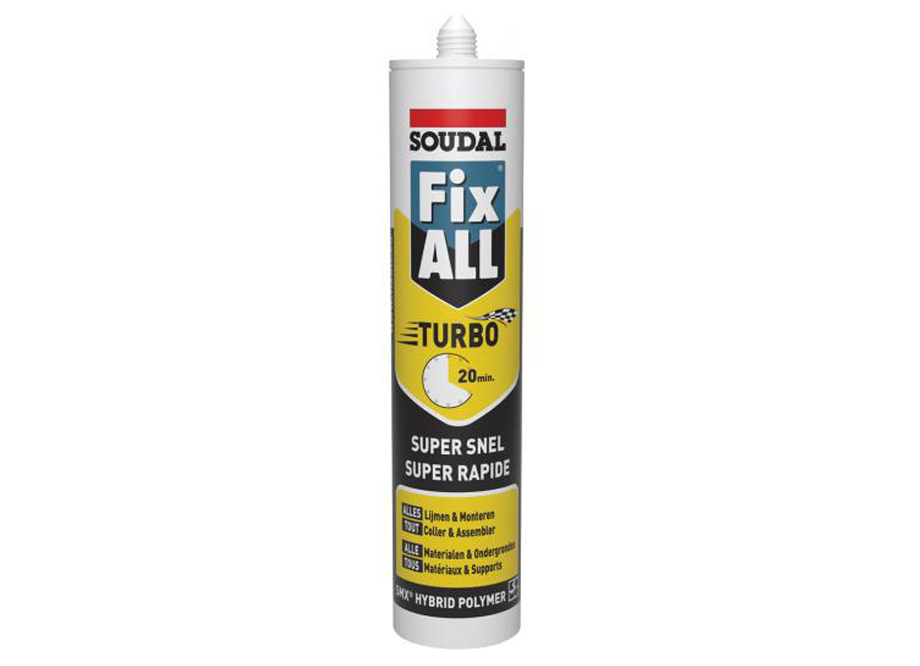 SOUDAL FIX ALL TURBO GRIJS 290ML