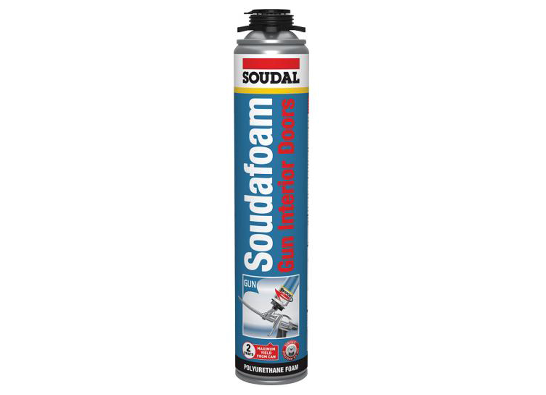 SOUDAL SOUDAFOAM GUN INTERIOR DOORS 750ML