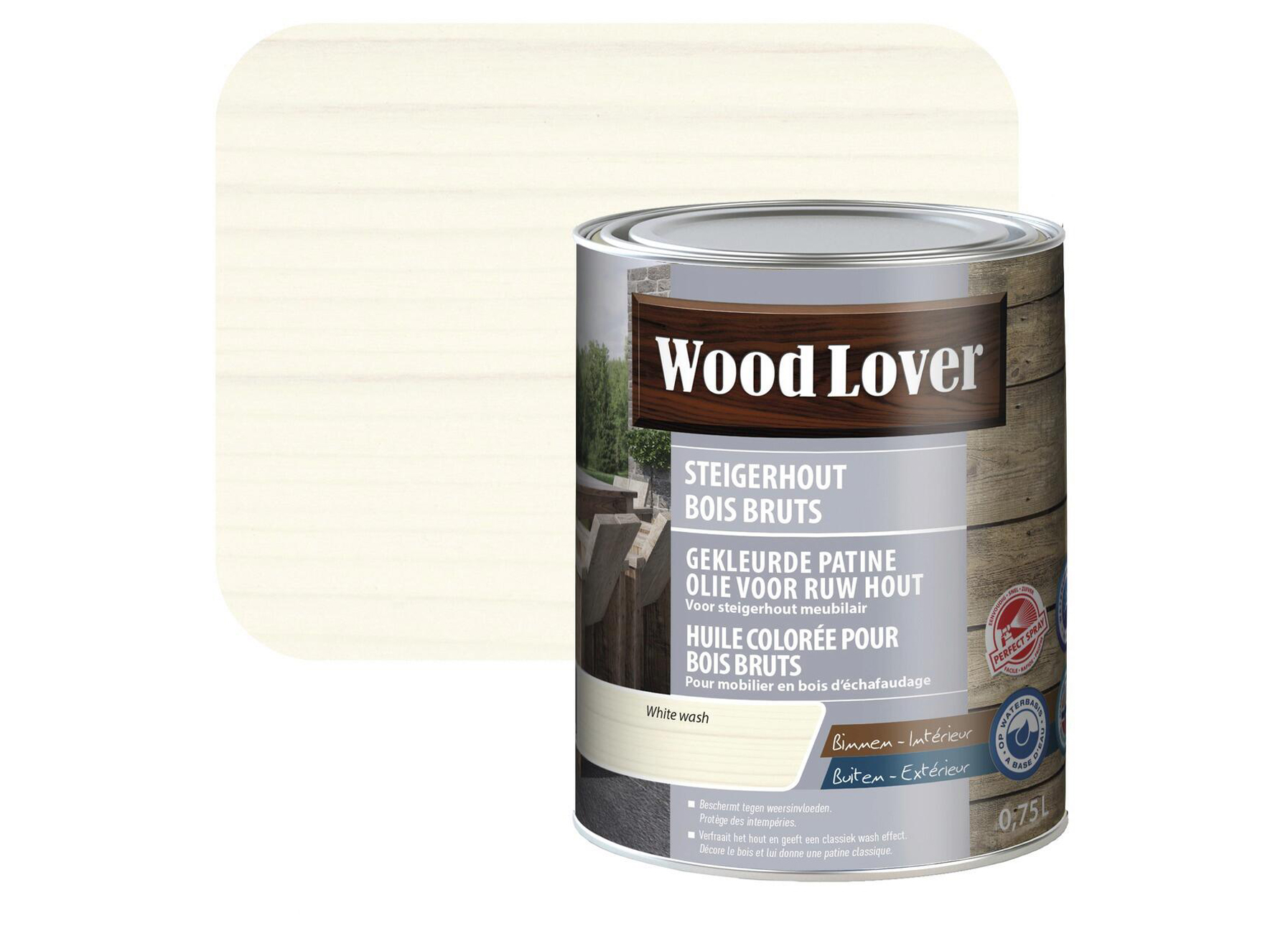 WOODLOVER HUILE POUR BOIS D''ECHAFAUDAGE