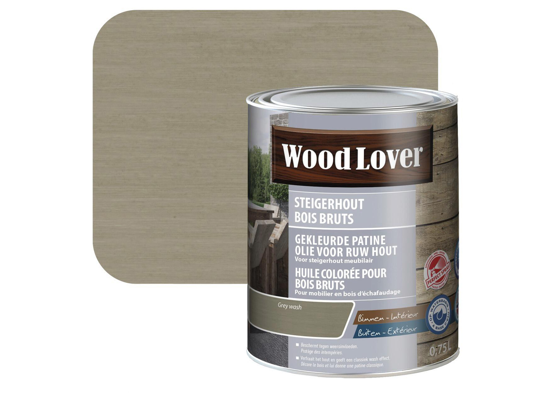 WOODLOVER HUILE POUR BOIS D''ECHAFAUDAGE