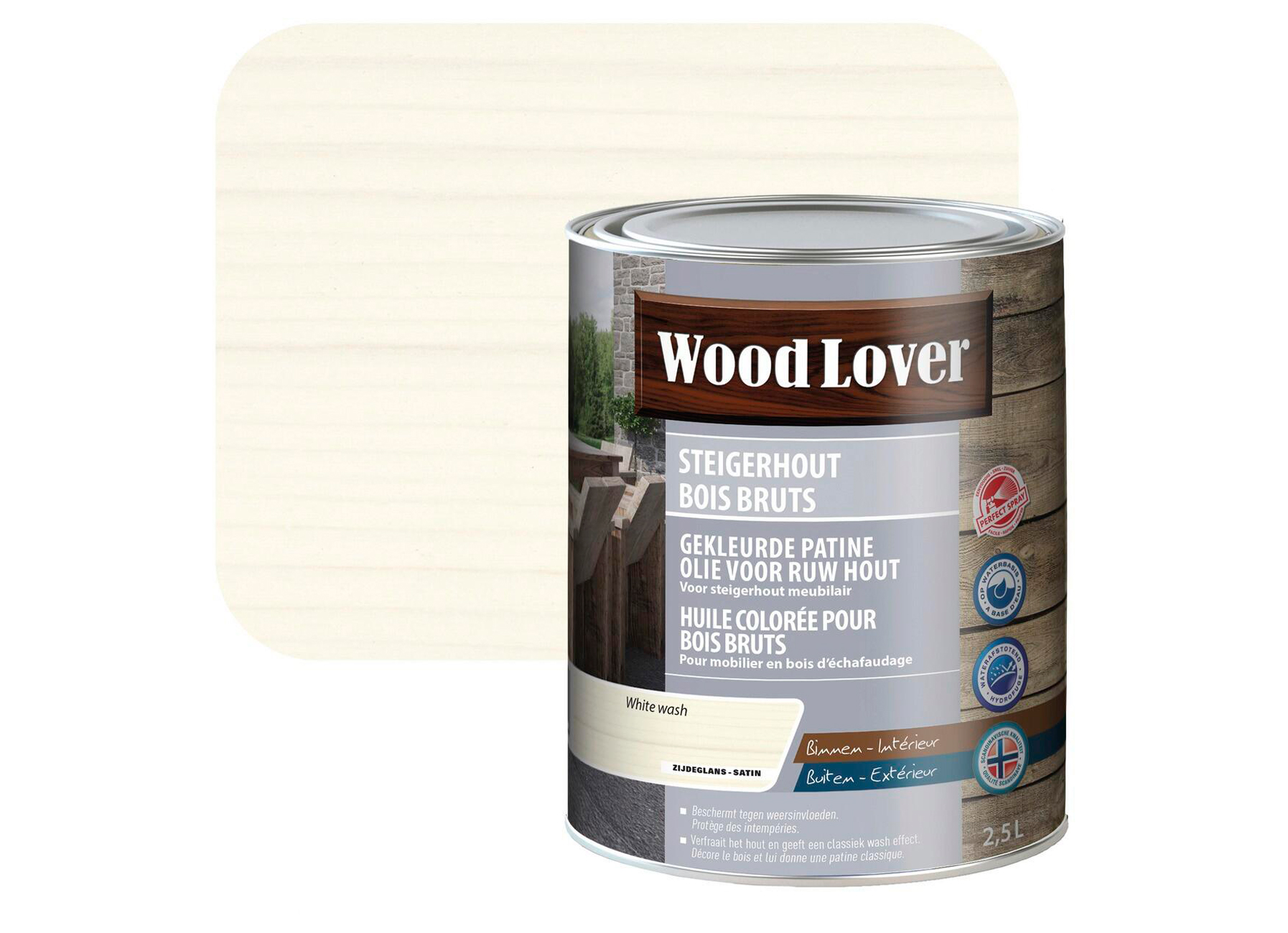 WOODLOVER HUILE POUR BOIS D''ECHAFAUDAGE