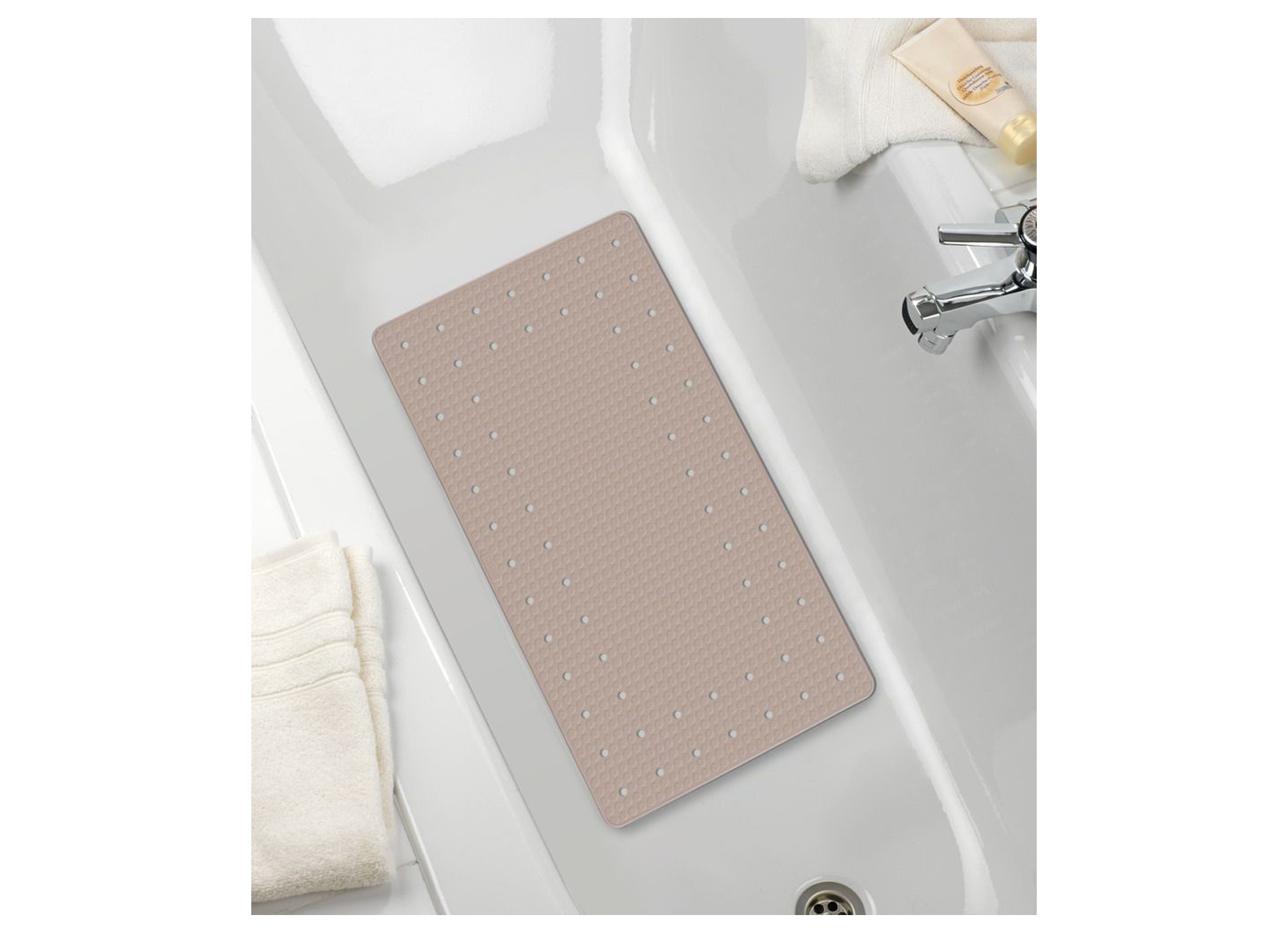 ANTI-SLIP BADMAT MIRASOL TAUPE 69X39CM