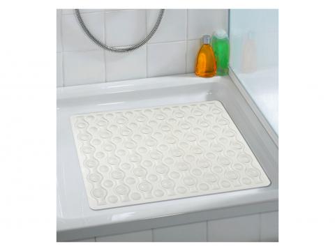 TAPIS DE DOUCHE ANTI-SLIP ROCHA BLANC 54X52CM