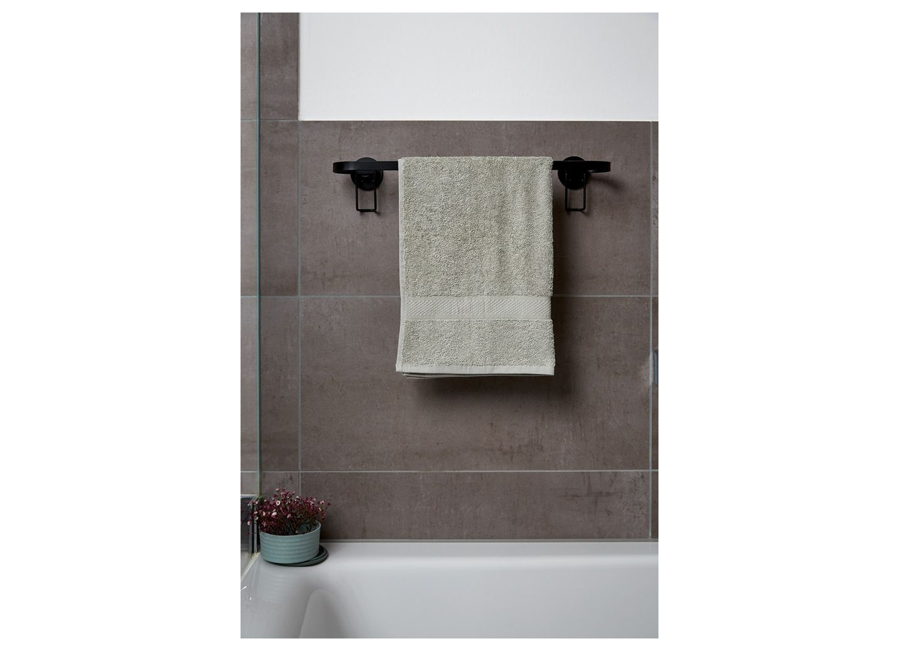 HANDDOEKHOUDER CLASSIC PLUS ZWART