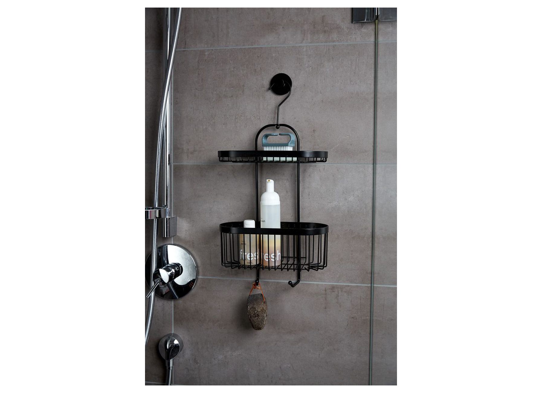 DOUCHE CADDY 2-LAAGS  CLASSIC PLUS ZWART