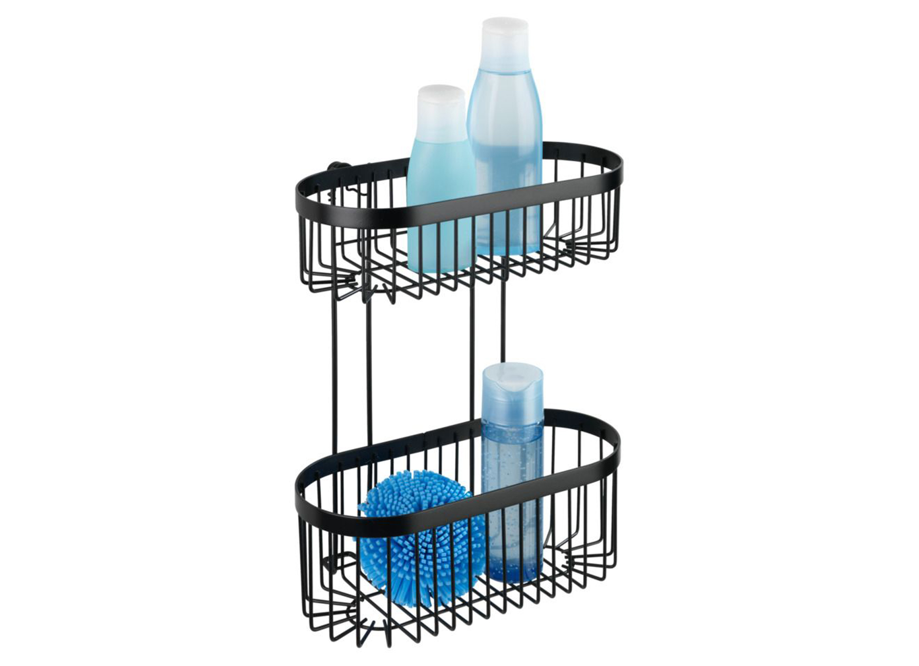 ETAGERE MURALE A 2 NIVEAUX CLASSIC PLUS NOIR