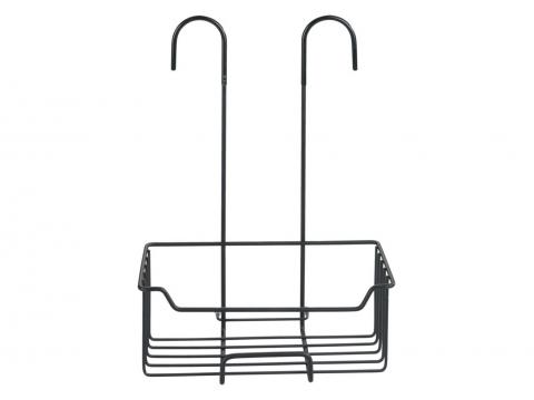DOUCHECADDY ROBINET ACIER INOX MILO NOIR TRANSPARENT
