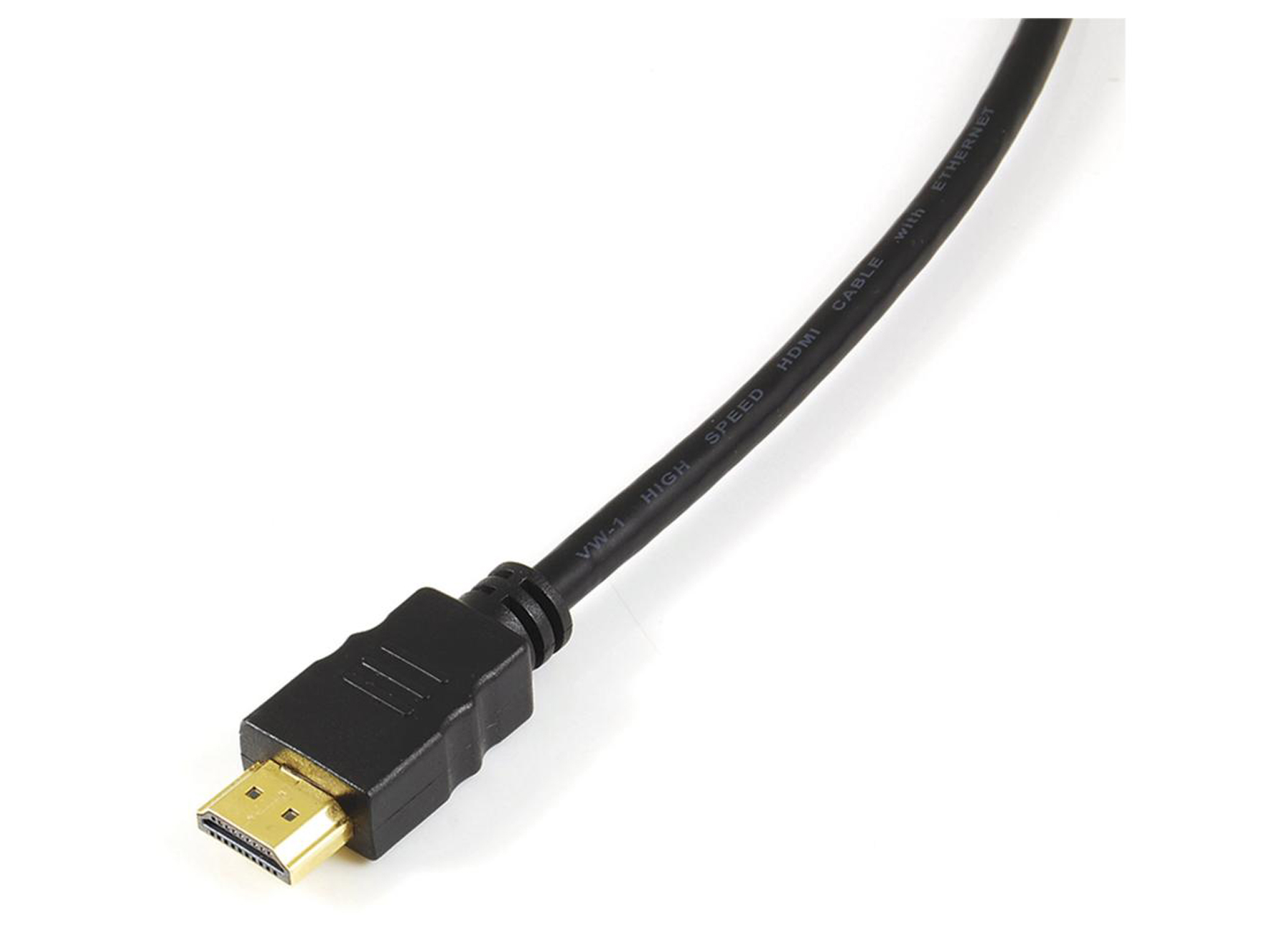 HIGH SPEED HDMI SNOER GOLD HQ 1.8M ZWART