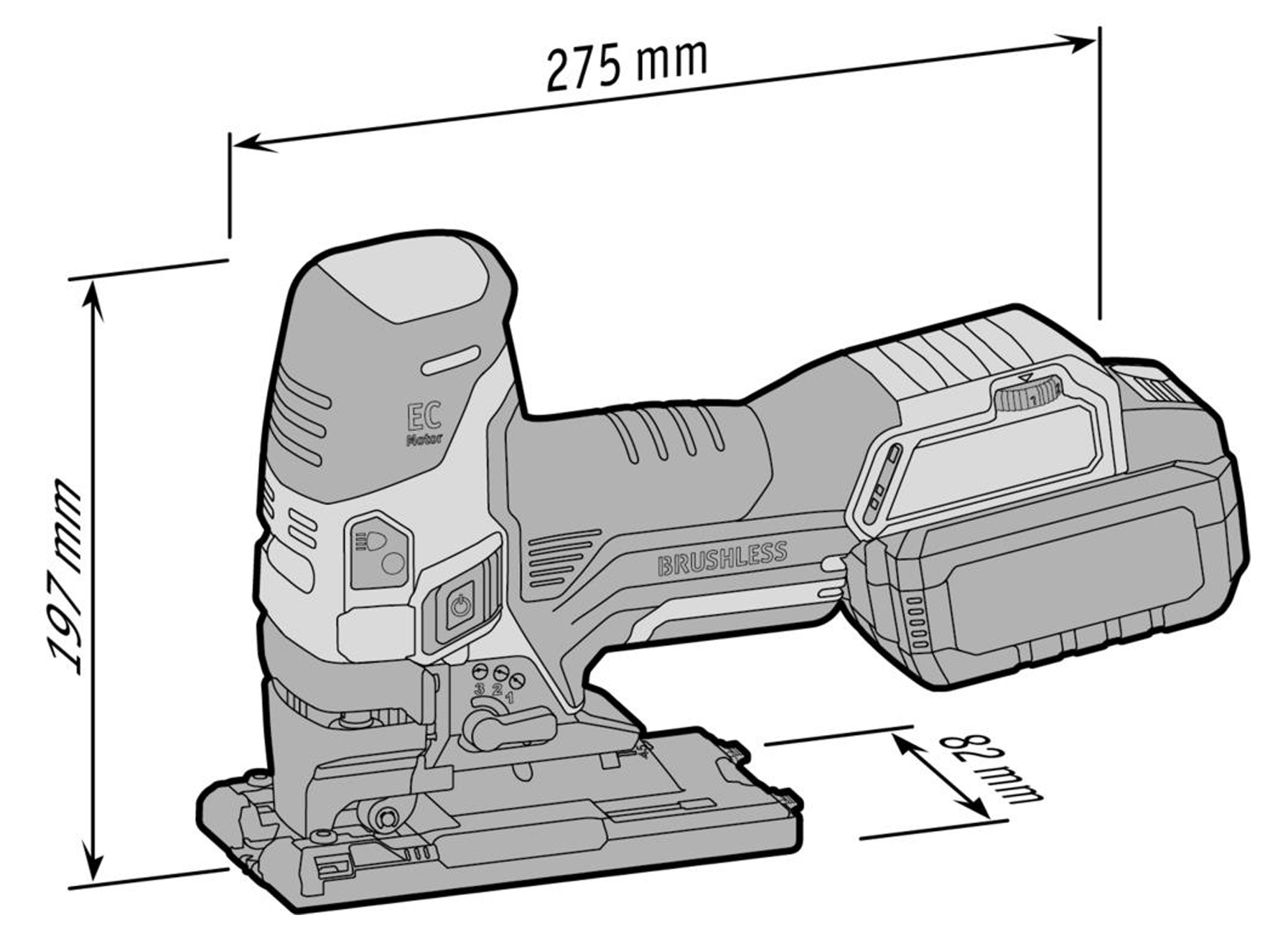 FLEX DECOUPEERZAAG ACCU JS 18.0-EC