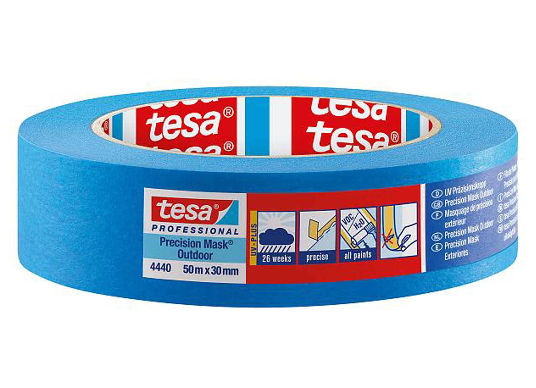 TESA PRECISION MASK OUTDOOR ROBUST 50M X 30MM