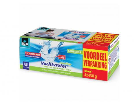 BISON VOCHTVRETER MAGNEET 4*450G