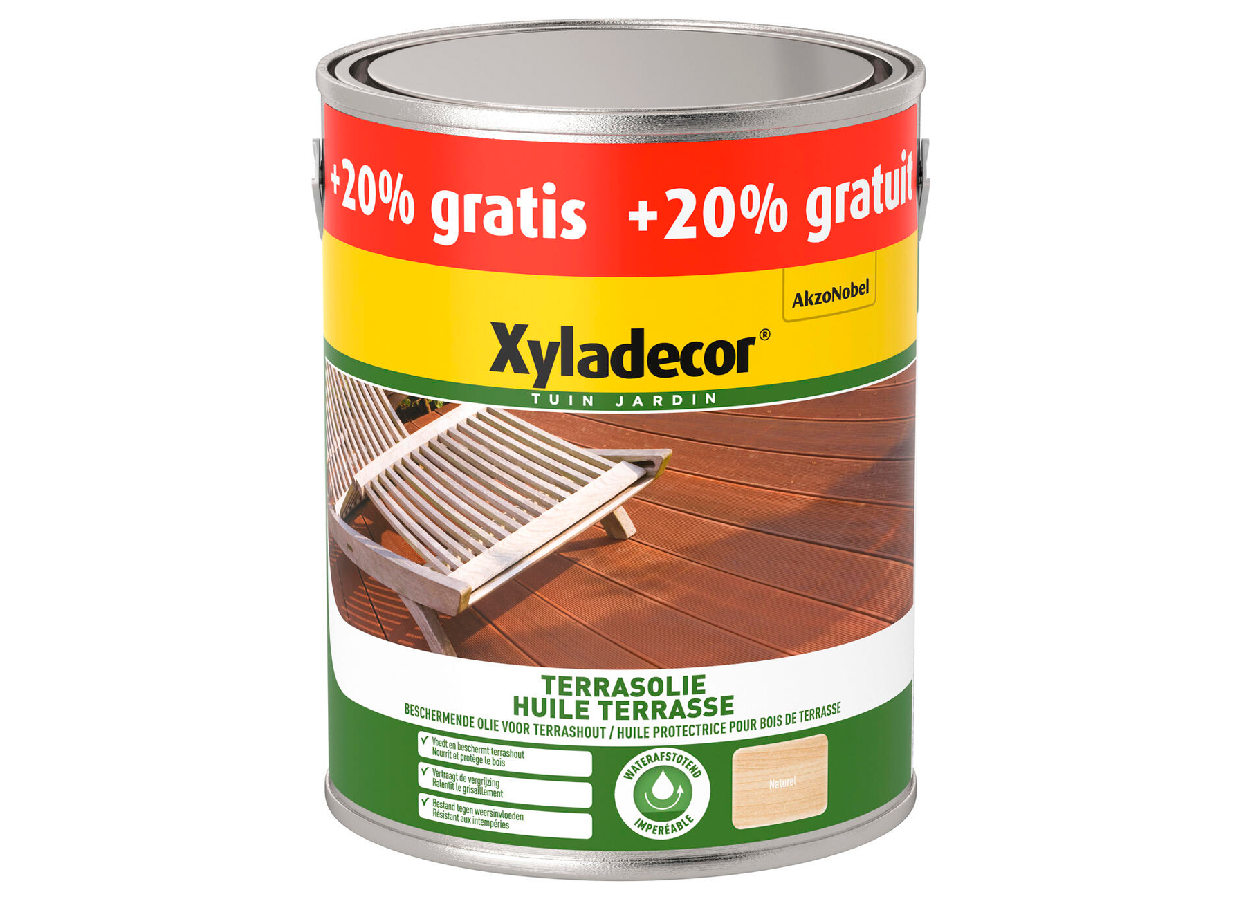 XYLADECOR HUILE TERRASSE NATUREL 3,0L