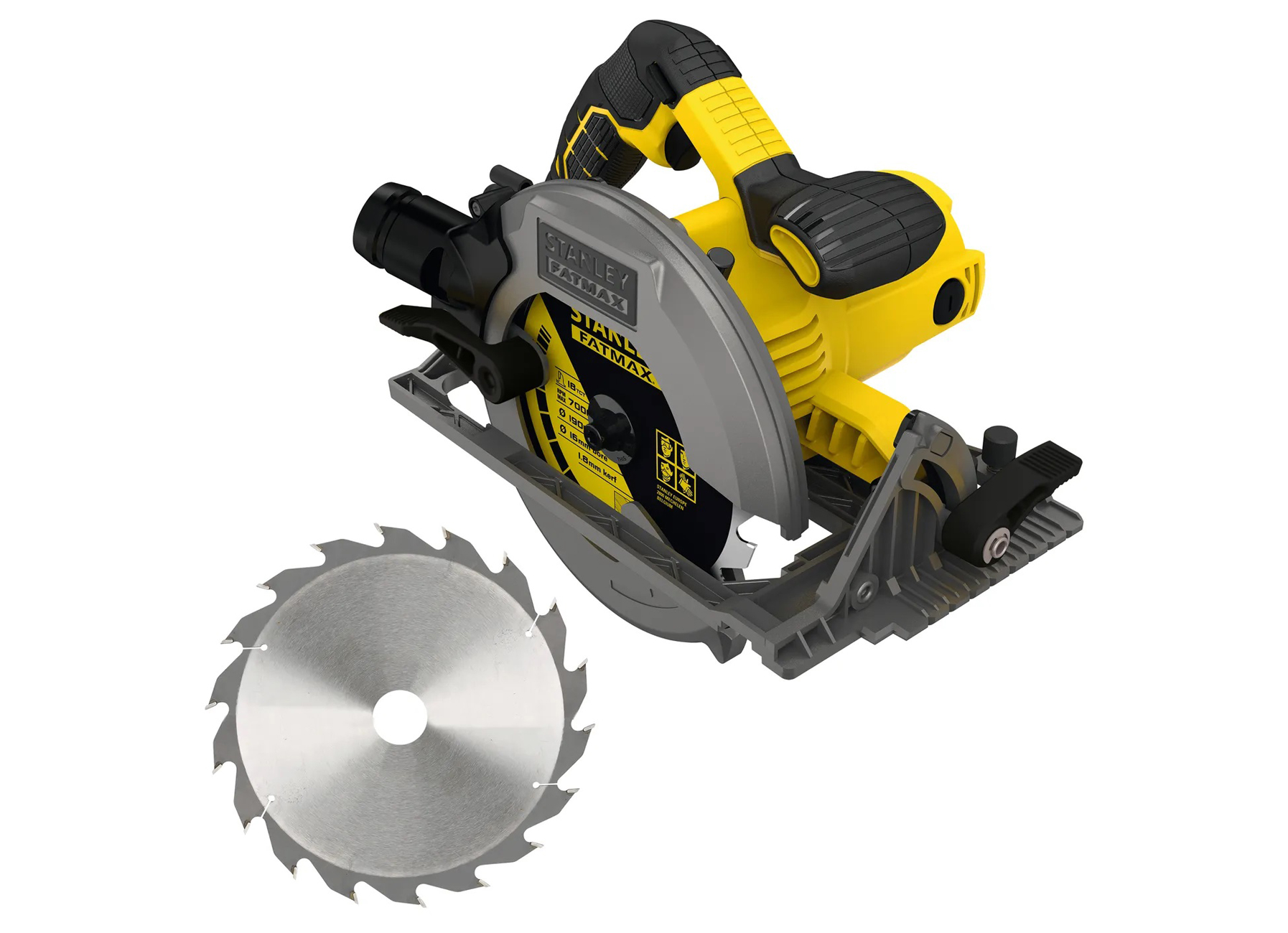 STANLEY CIRKELZAAG 1.650W Ø190MM + KOFFER