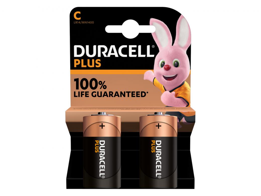 DURACELL PLUS POWER C MN1400 2 PACK