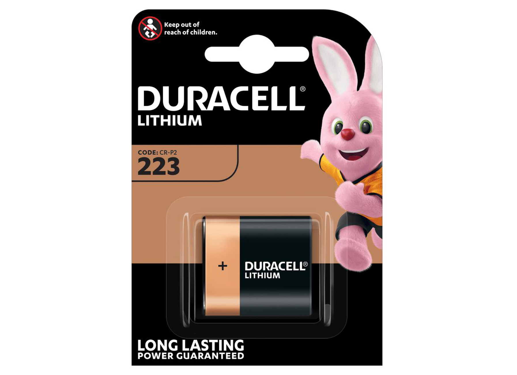 DURACELL LITHIUM 223 CR-P2 6V 1-PACK