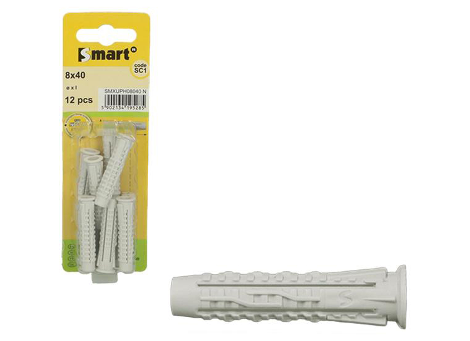 NYLON UNIVERSEELPLUG SMART TYPE XUP Ø6X30MM (15 ST)