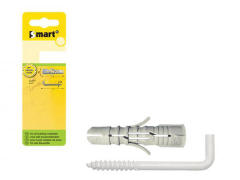 SMART PLUG + SCHROEFDUIM Ø6X30 EPOXY WIT