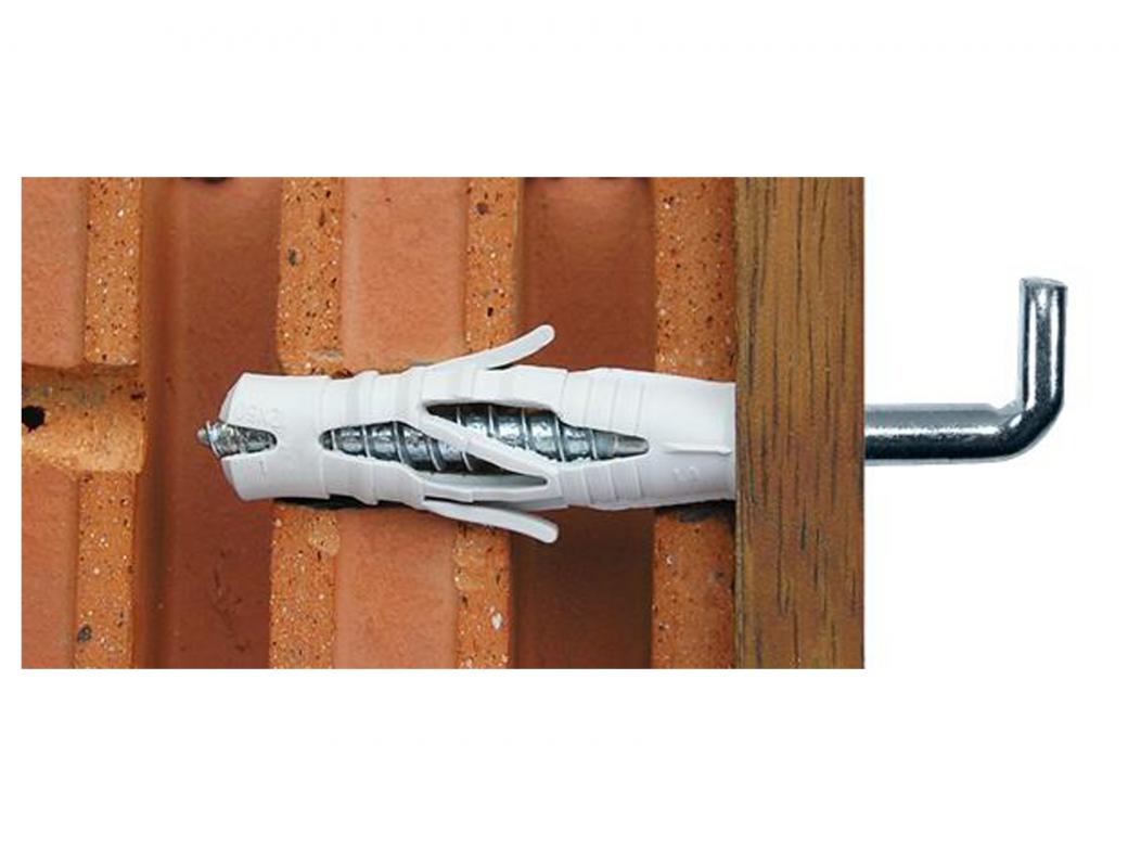 MULTIFUNCTIONELE PLUG MET SCHROEFDUIM EPOXY WIT
