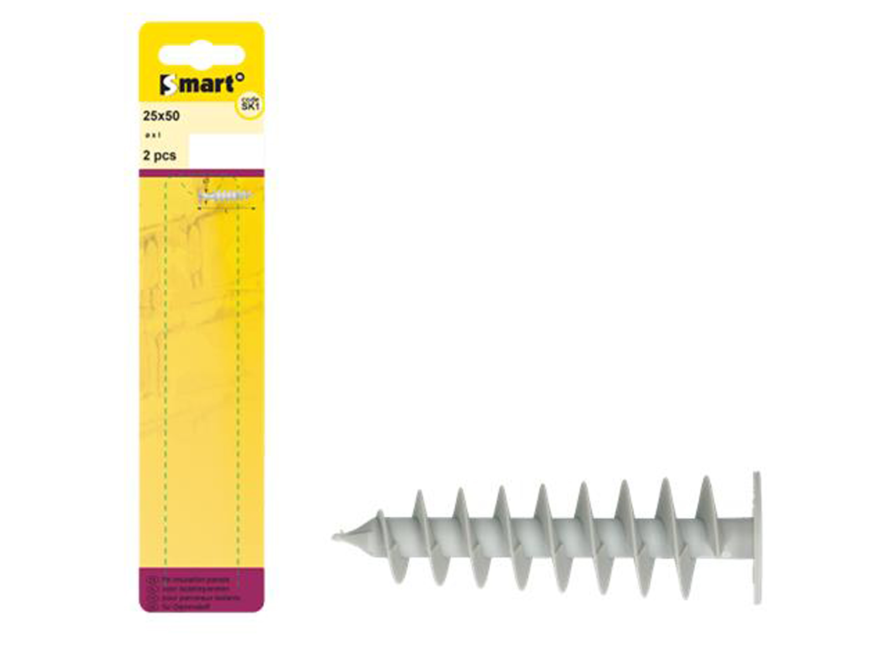 SMART S-STY ISOLATIEPLUG Ø25X50MM (2 ST)