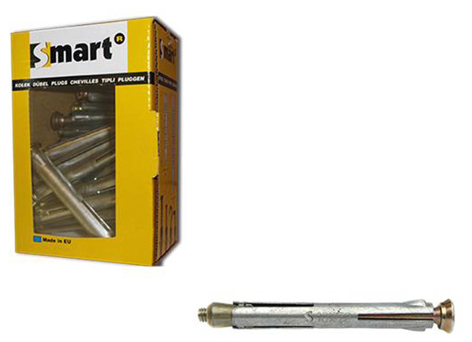 FIXATION METALLIQUE POUR CHASSIS TF 10,00X182MM ZINGUE 50 PCS
