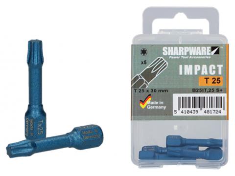 SHARPWARE EMBOUT IMPACT 1/4'' C6.3 TX T40X25