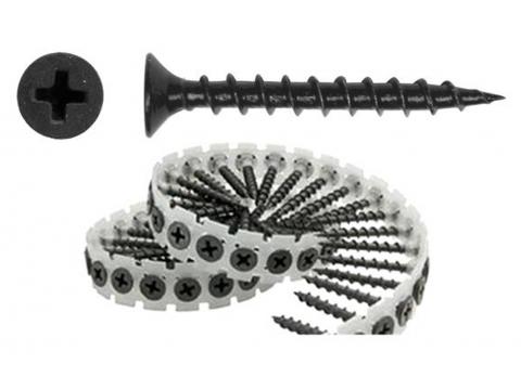 SNELBOUWSCHROEF TROMPETKOP Ø3,90X45MM GEFOSFATEERD 1000 ST