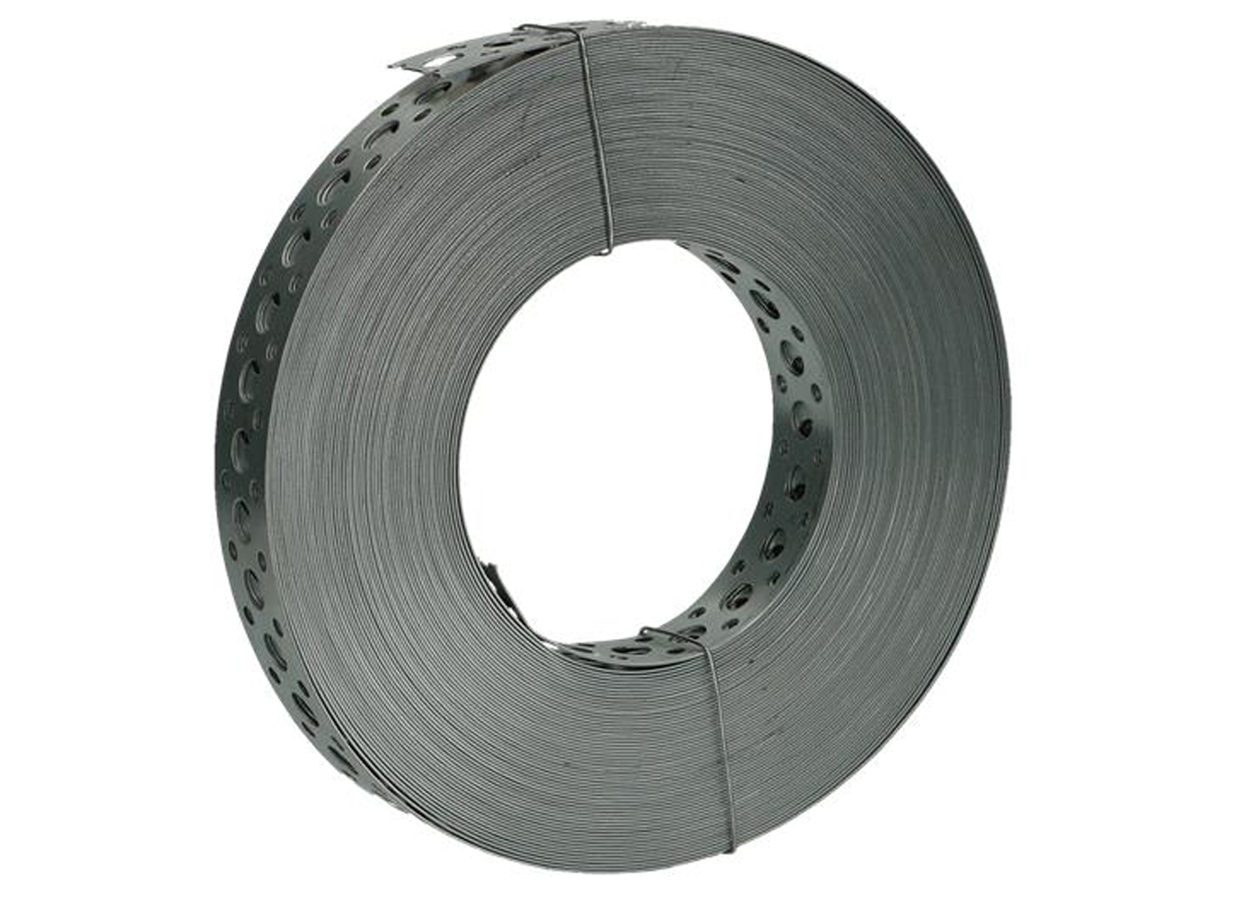 BANDE PERFOREE DROITE 10M 12X0,8MM ZINGUE