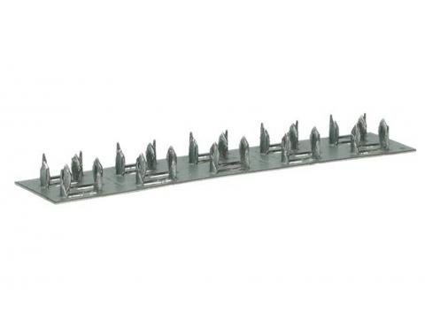 PLAQUE A CLOUS 25X130MM 1MM ZINGUE