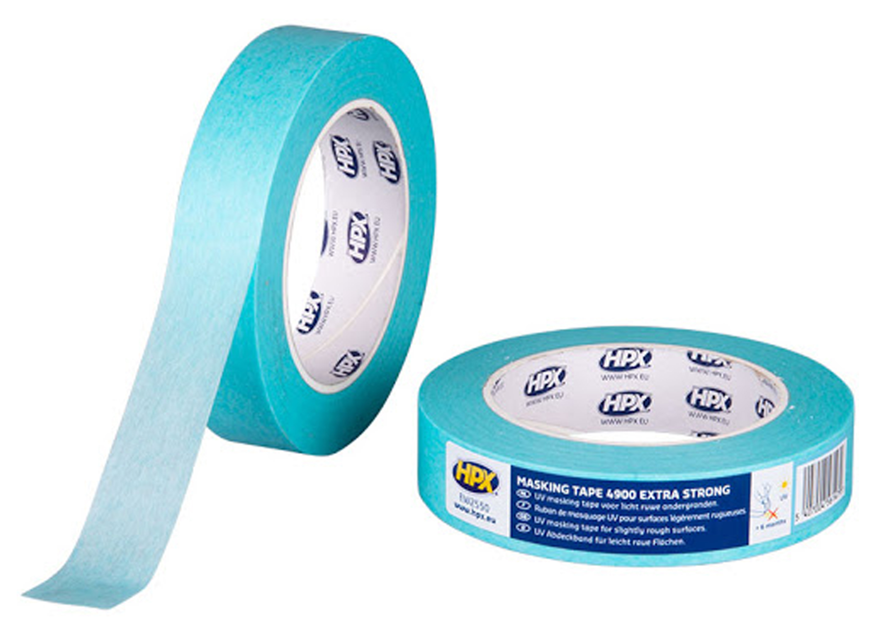 HPX MASKING TAPE 4900 - LICHTBLAUW 25MM X 50M