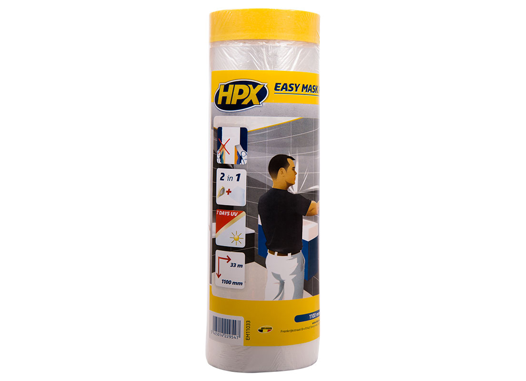 HPX EASY MASK GOLD TAPE - 1100MM X 33M