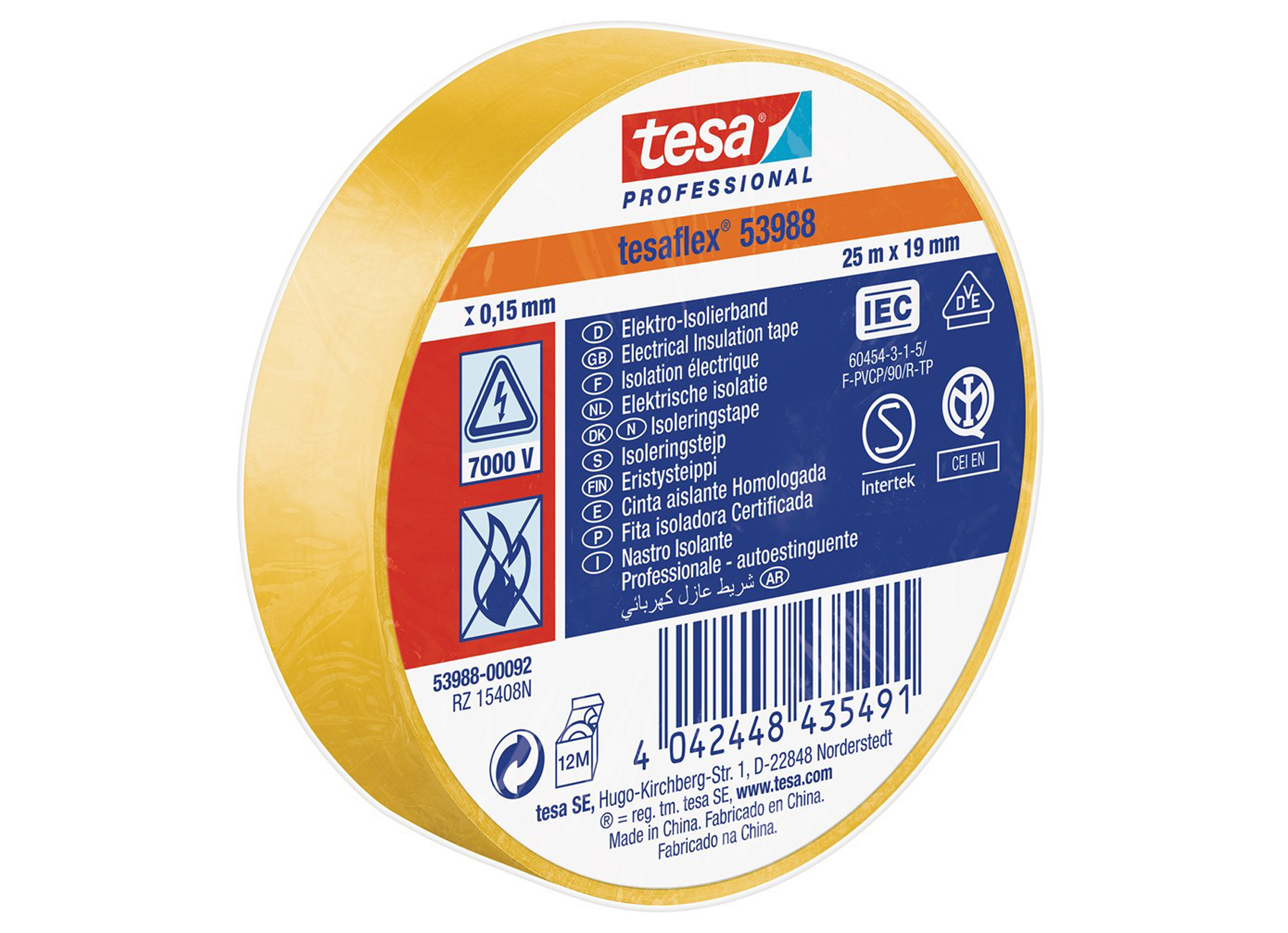 TESAFLEX SOFT PVC ISOLATIETAPE