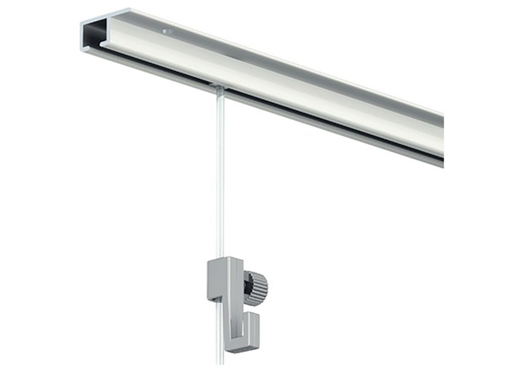 JEU D''ACCROCHAGE TOP RAIL BLANC 2M