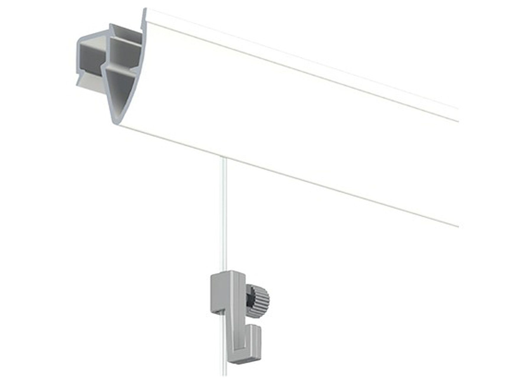 JEU D''ACCROCHAGE UP RAIL BLANC 2M