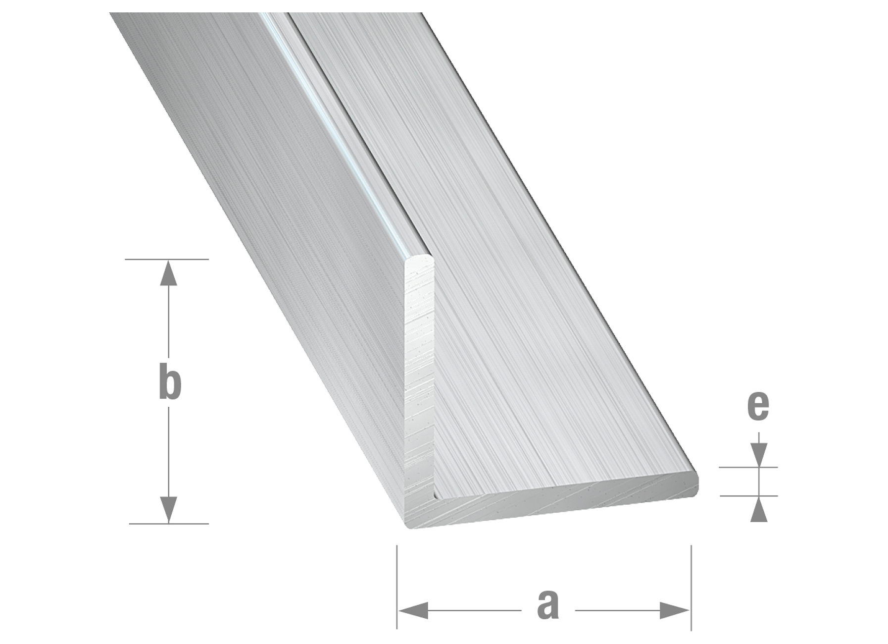 CORNIERE ALU BRUT 10X10X1MM 1M