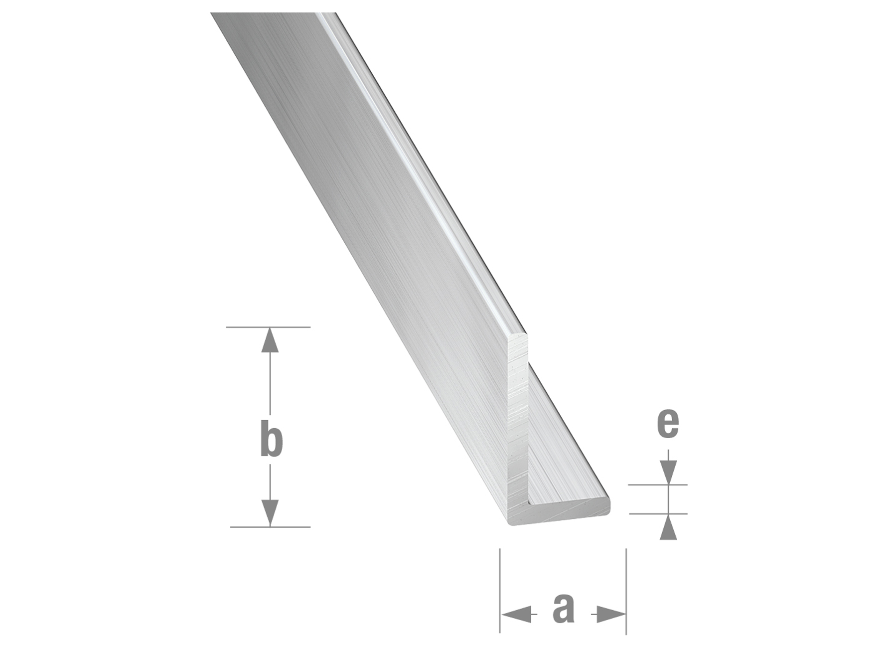 CORNIERE ALU BRUT 15X10X1MM L=2M