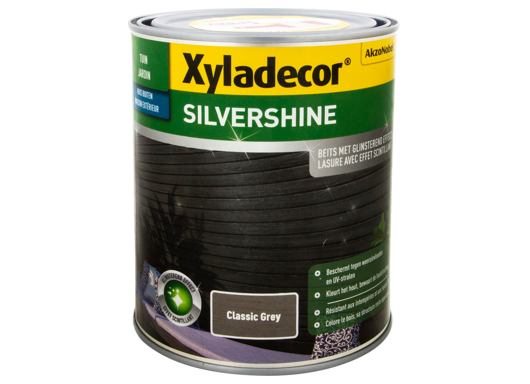 XYLADECOR GRIS ARGENTE NATUREL GRIS JETEE 1L