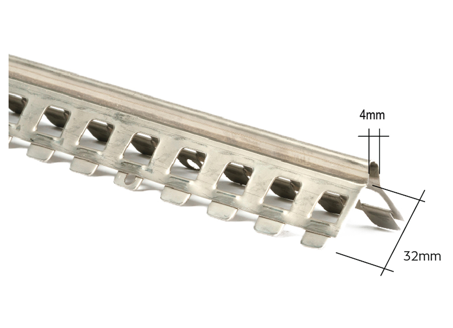 PROFIL D''ANGLE POUR PLATRAGE INOX GPL 3,00M
